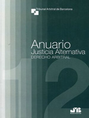 cover image of Anuario de Justicia Alternativa. Nº 12. Año 2012